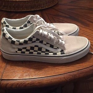 Checkered board vans